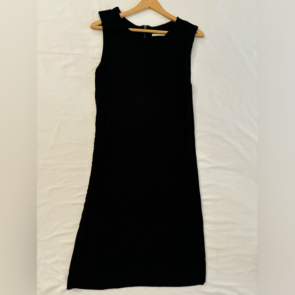 Twelfth Street By Cynthia Vincent black ruched on the side dress